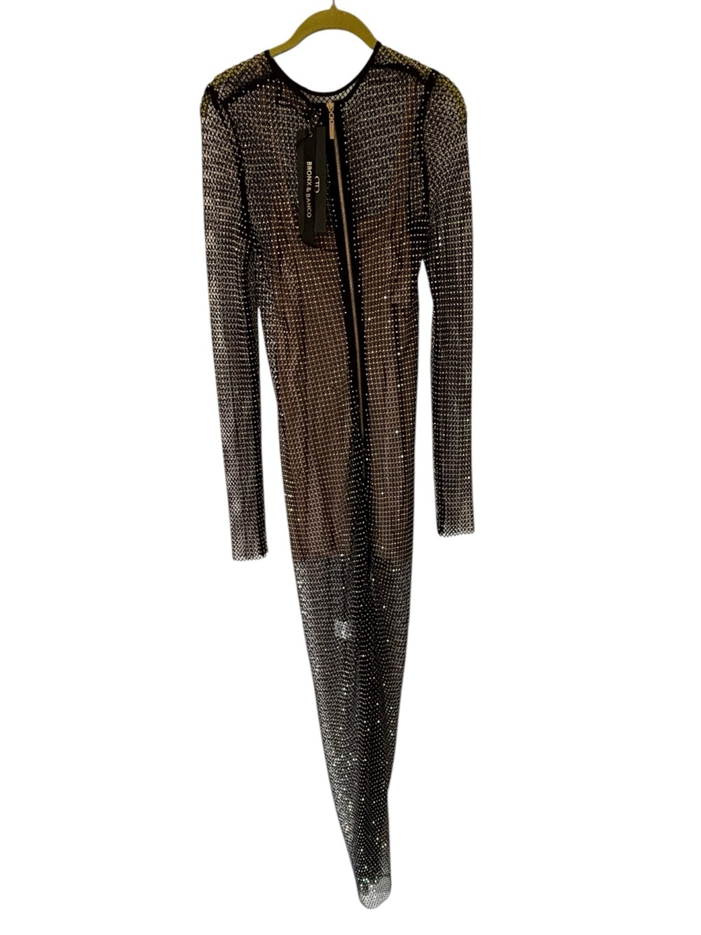 Bronx and Banco Webb Crystal Mesh Dress - Picture 3 of 4